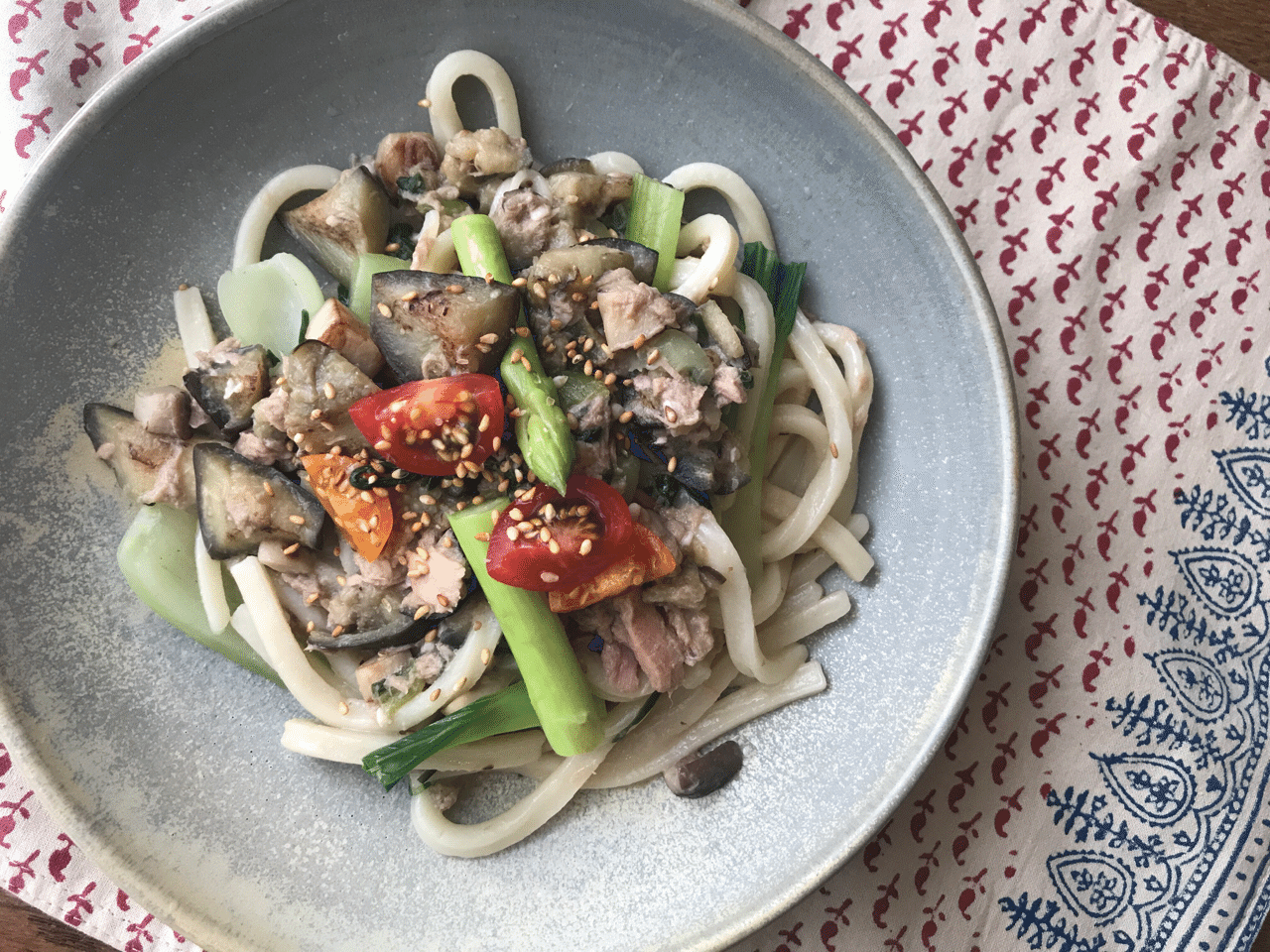 1才と食べるごはん ツナと野菜の胡麻味噌うどんレシピ 10分 Pon 卵乳製品なしおやつ 時々ごはん Ponkitchen Note 1才と食べるごはん ツナと野菜の胡麻味噌うどんレシピ 10分 Pon 卵乳製品なしおやつ 時々ごはん Ponkitchen Note