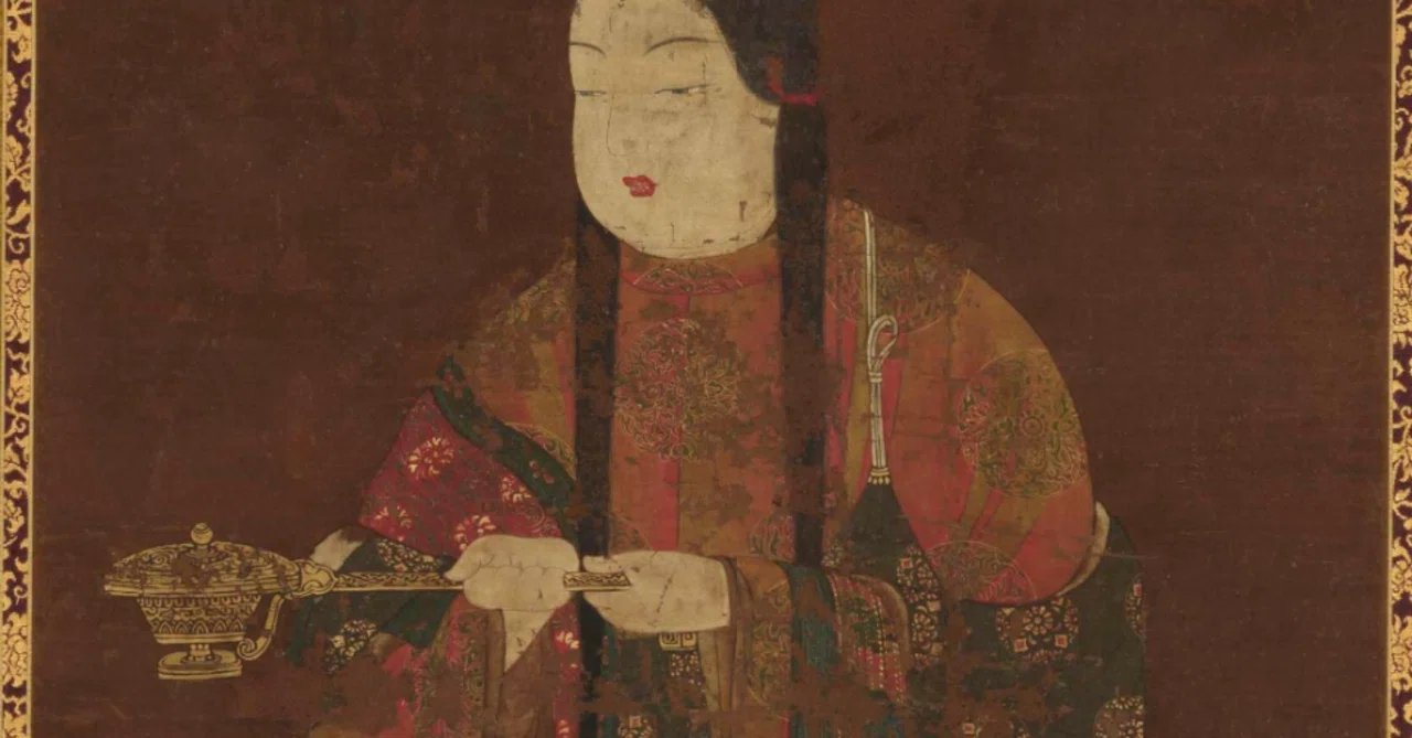 大英博物館展出品作⑪《聖徳太子像》室町時代（14世紀）大英博物館
