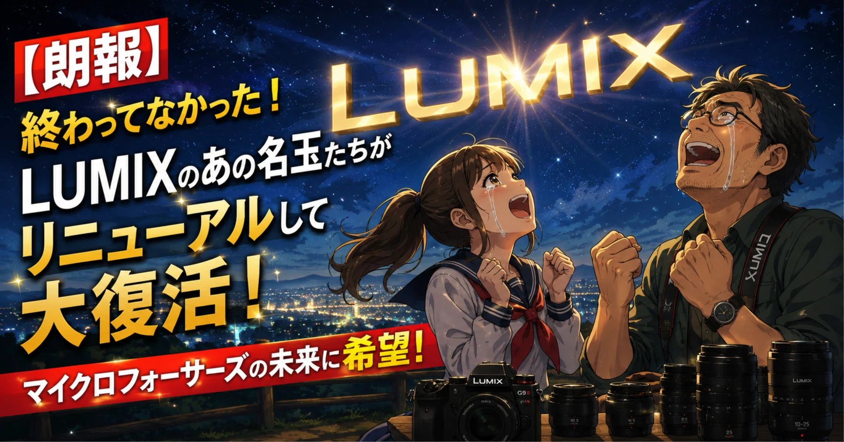朗報】終わってなかった！LUMIXのあの名玉たちがリニューアルして大