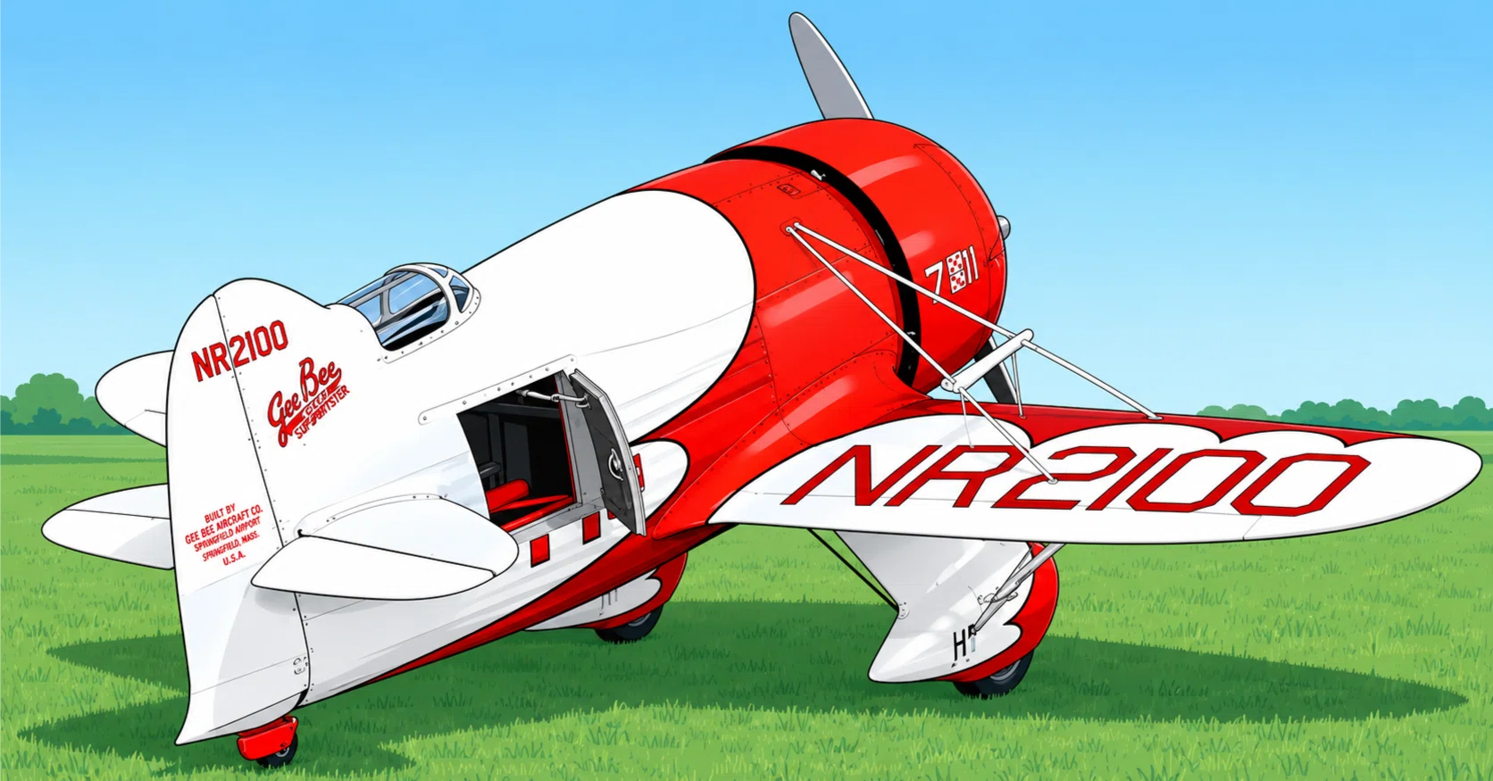 Gee Bee R-1とR-2｜ソリッドモデル・アーカイブ｜Solid Model Archive