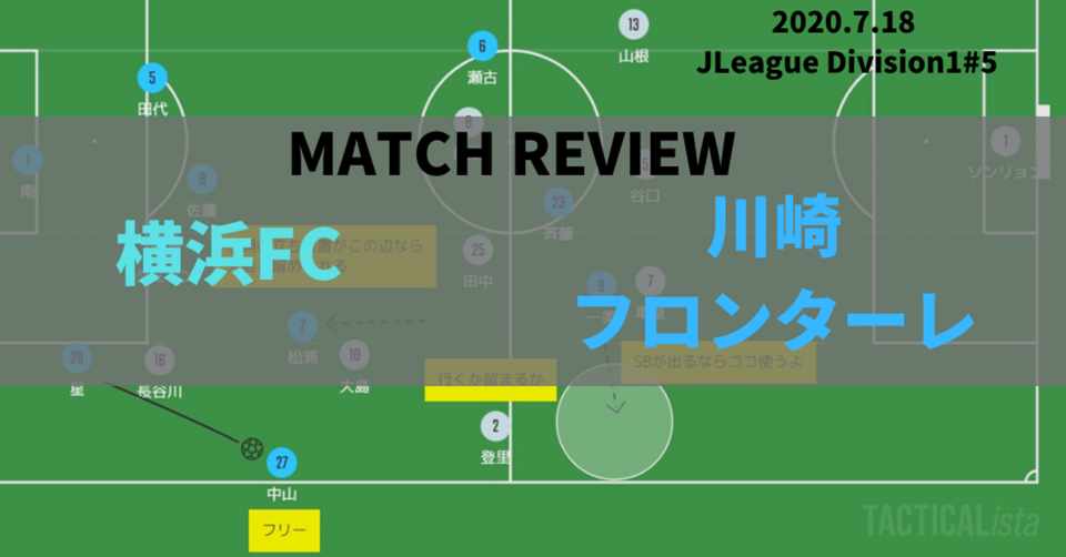 結果と内容が釣り合わないゲーム 年j1リーグ第5節 横浜fc 川崎フロンターレ Syu Note