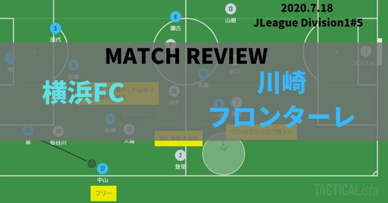 結果と内容が釣り合わないゲーム 年j1リーグ第5節 横浜fc 川崎フロンターレ Syu Note