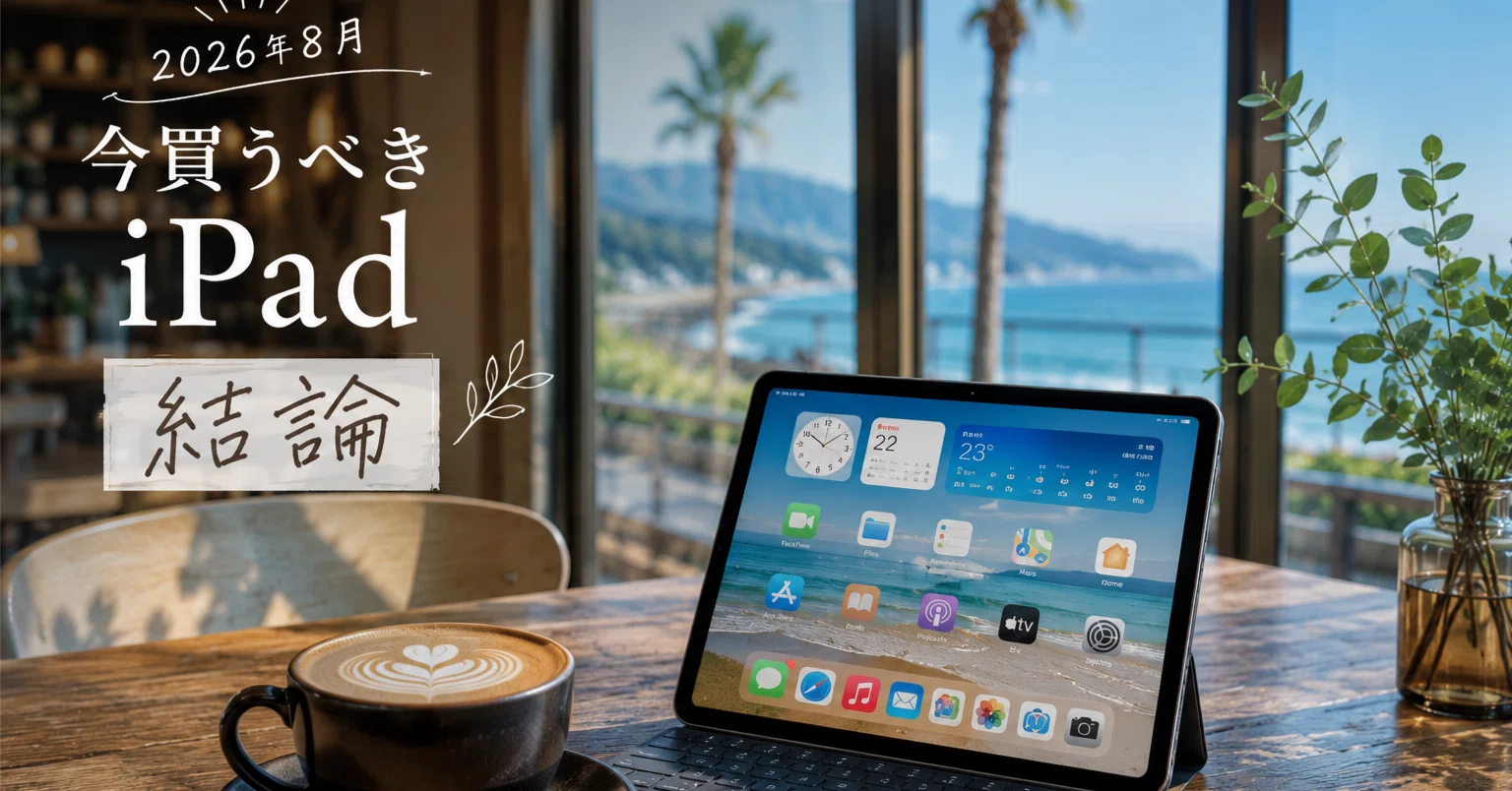 結論】2026年8月現在 値上げ後でも後悔しないiPadの選び方。｜ゆーさん