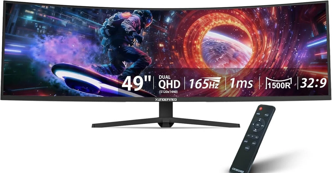 OYCS 49インチ 5K DQHD スーパーウルトラワイドモニター 165hz 最強レビュー】XUNDEFINED 49インチ 湾曲ゲーミングモニター 165Hz