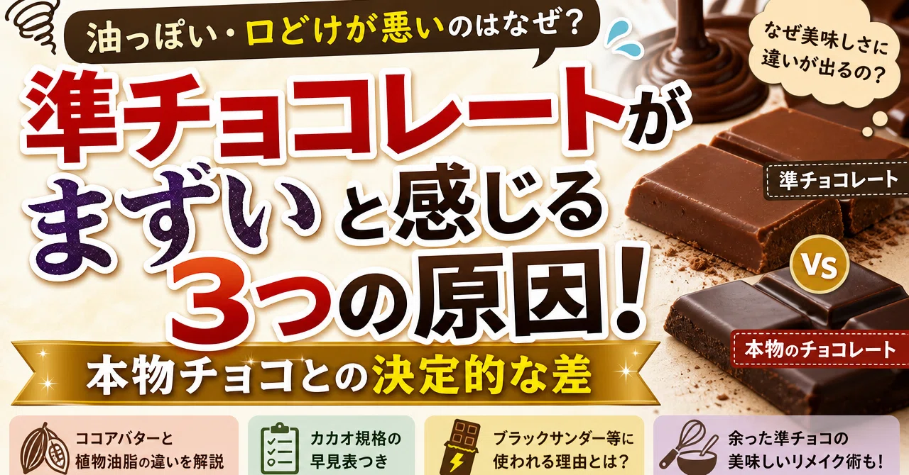 準チョコレートまずい