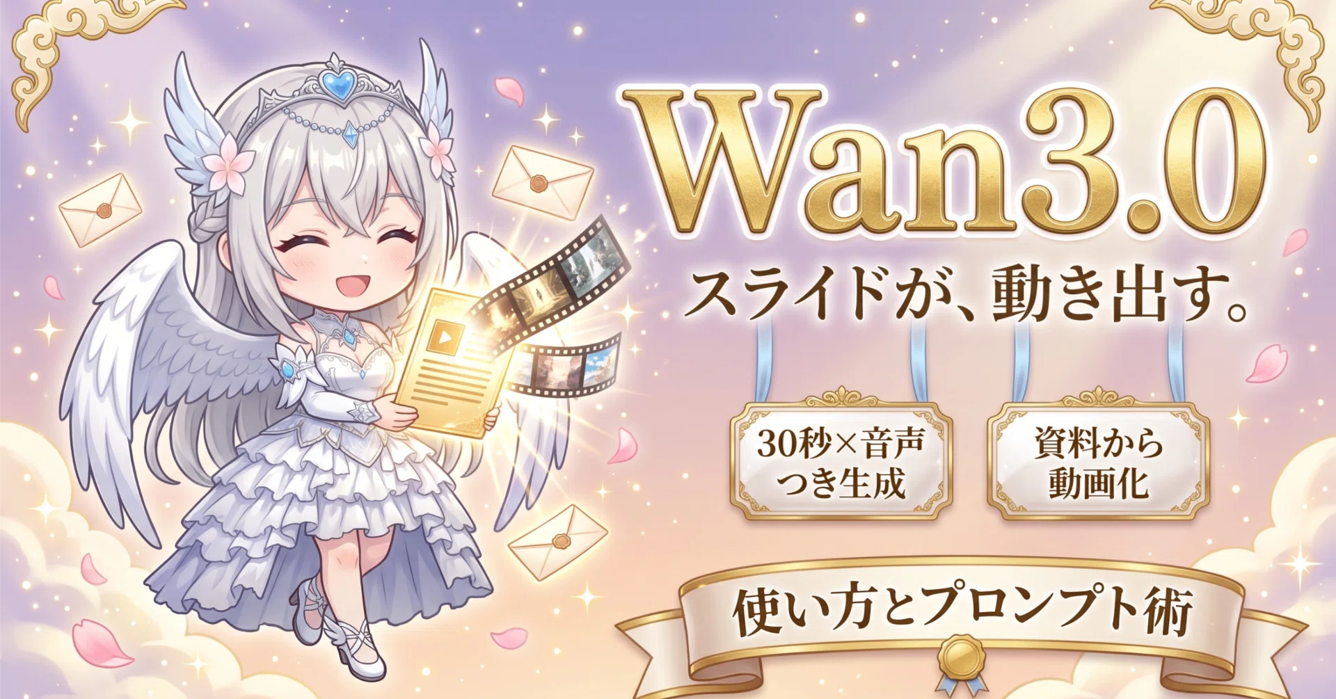 Wan3.0】Alibaba最新モデル✨30秒×音声つき動画が一度に作れる！使い方