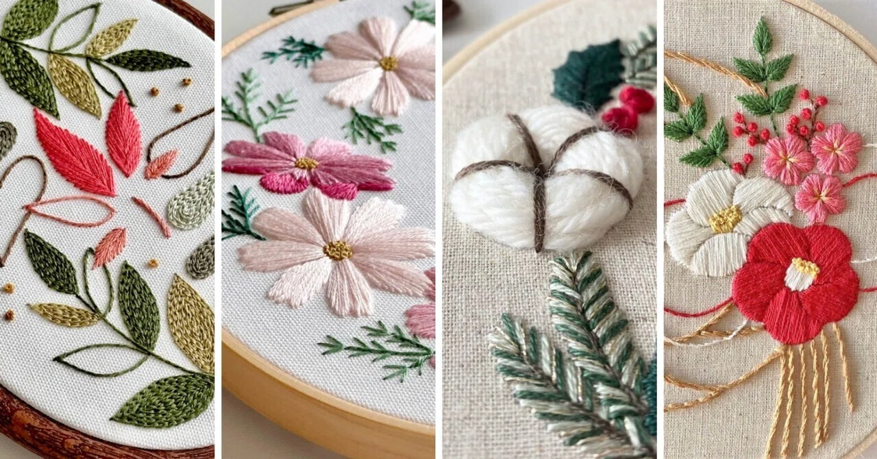 Summary of Embroidery Patterns for Autumn and Winter 2026 Version