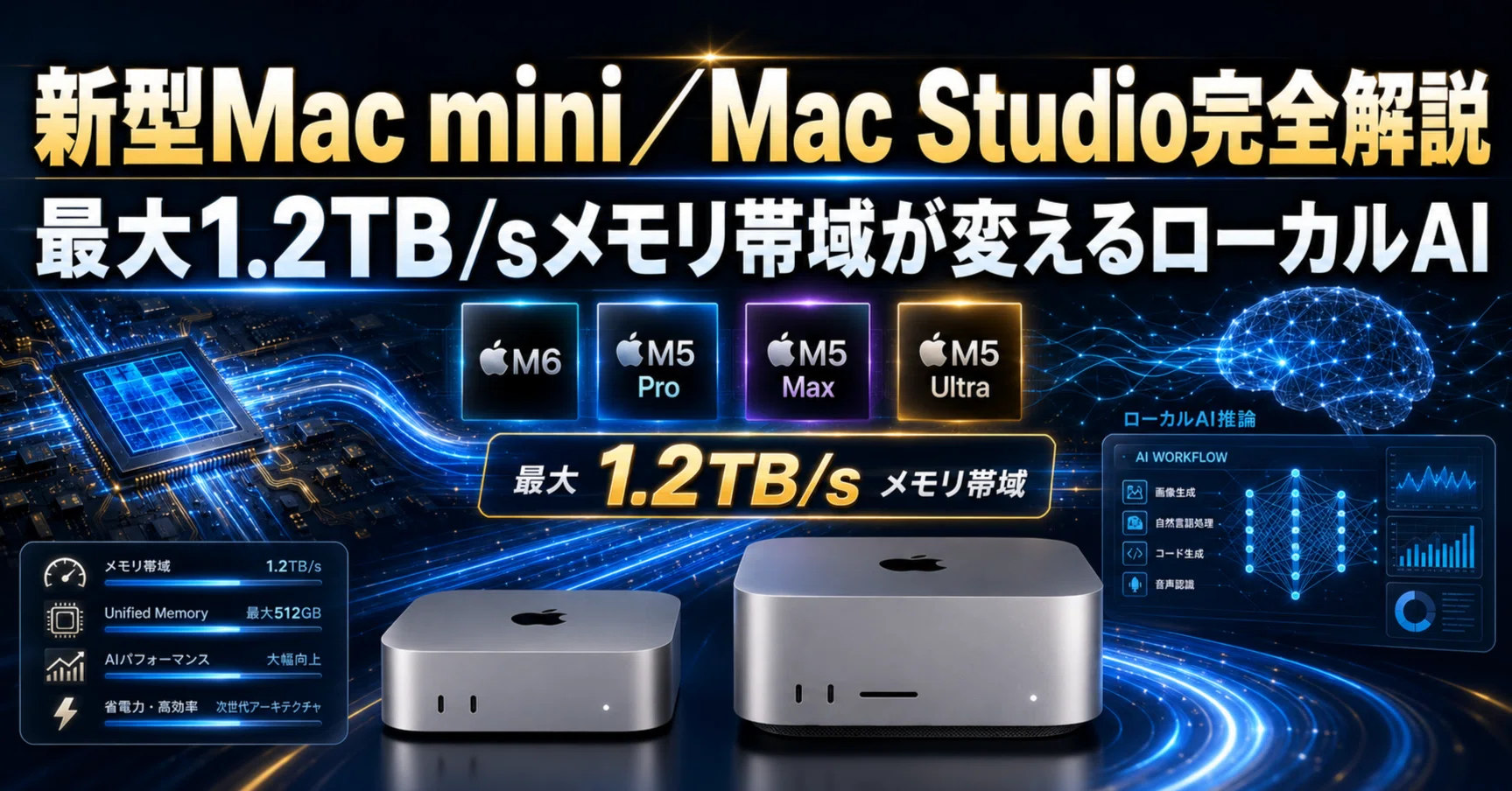 新型Mac mini／Mac Studio完全解説｜香川友志