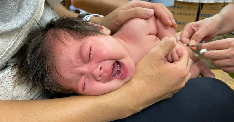 初めて予防接種しました 我が子のはじめて記録 ちょんパパblog Note