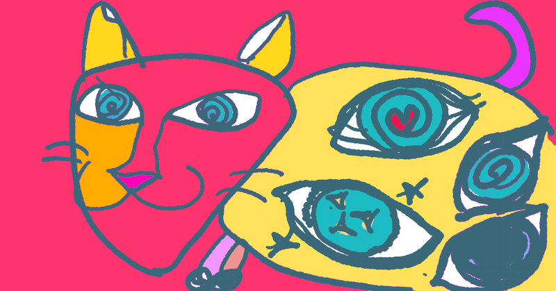 今日のイラスト 猫 母作 めありぃ Note