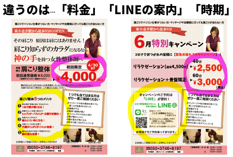 データあり 5 000枚で問い合わせ30名 治療院のチラシ集客について考える 実例 鈴木むつよ 3坪治療院 Note
