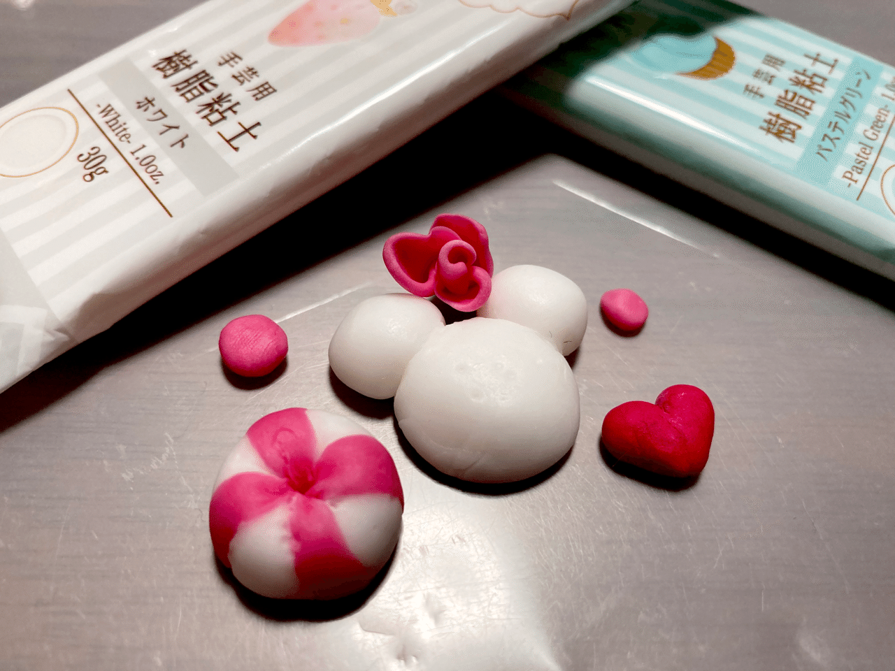 樹脂粘土クラフト１日目 のねこ Note