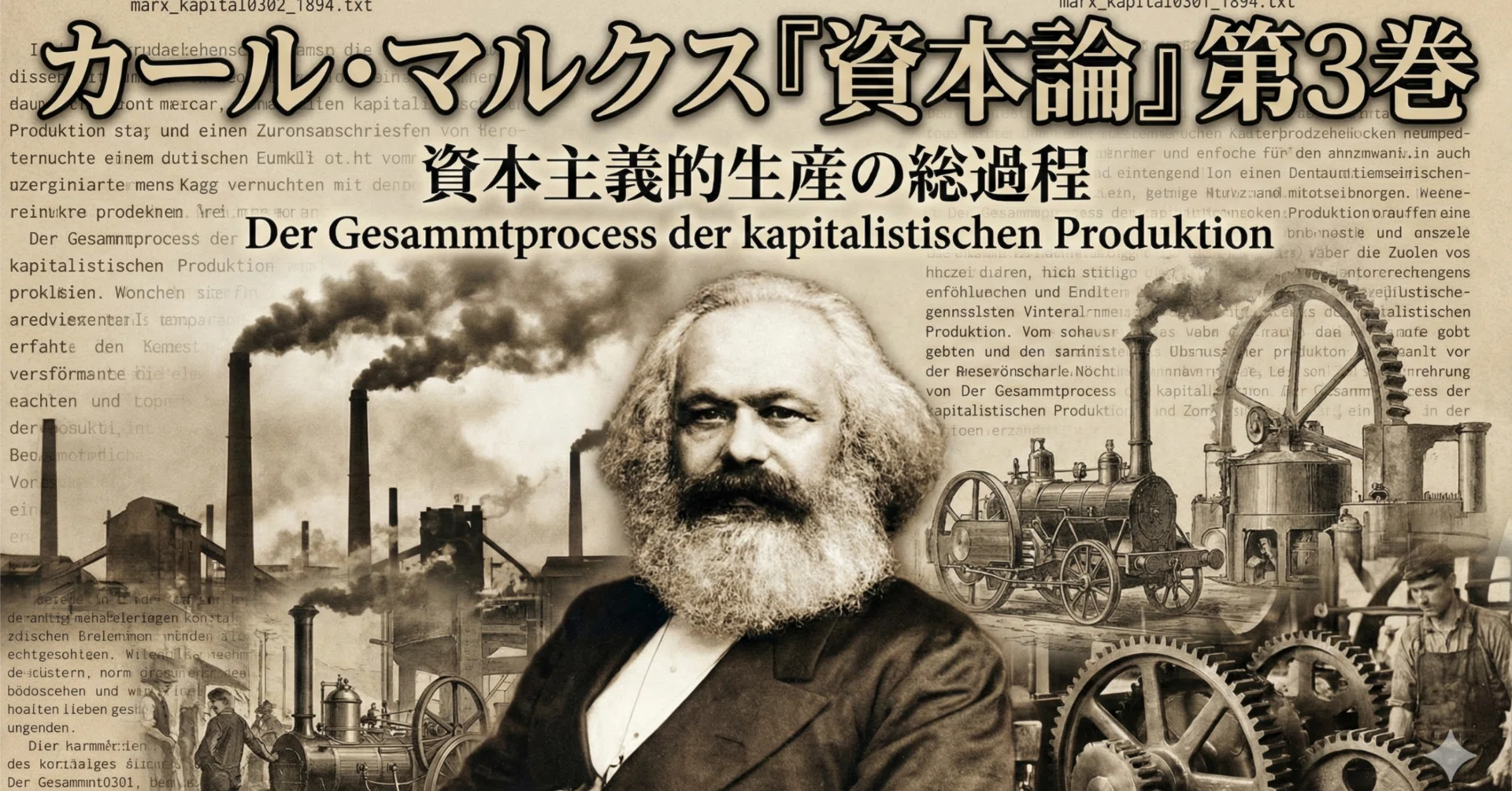 マルクス『資本論』第3巻「資本主義的生産の総過程」（1894年）｜荒川