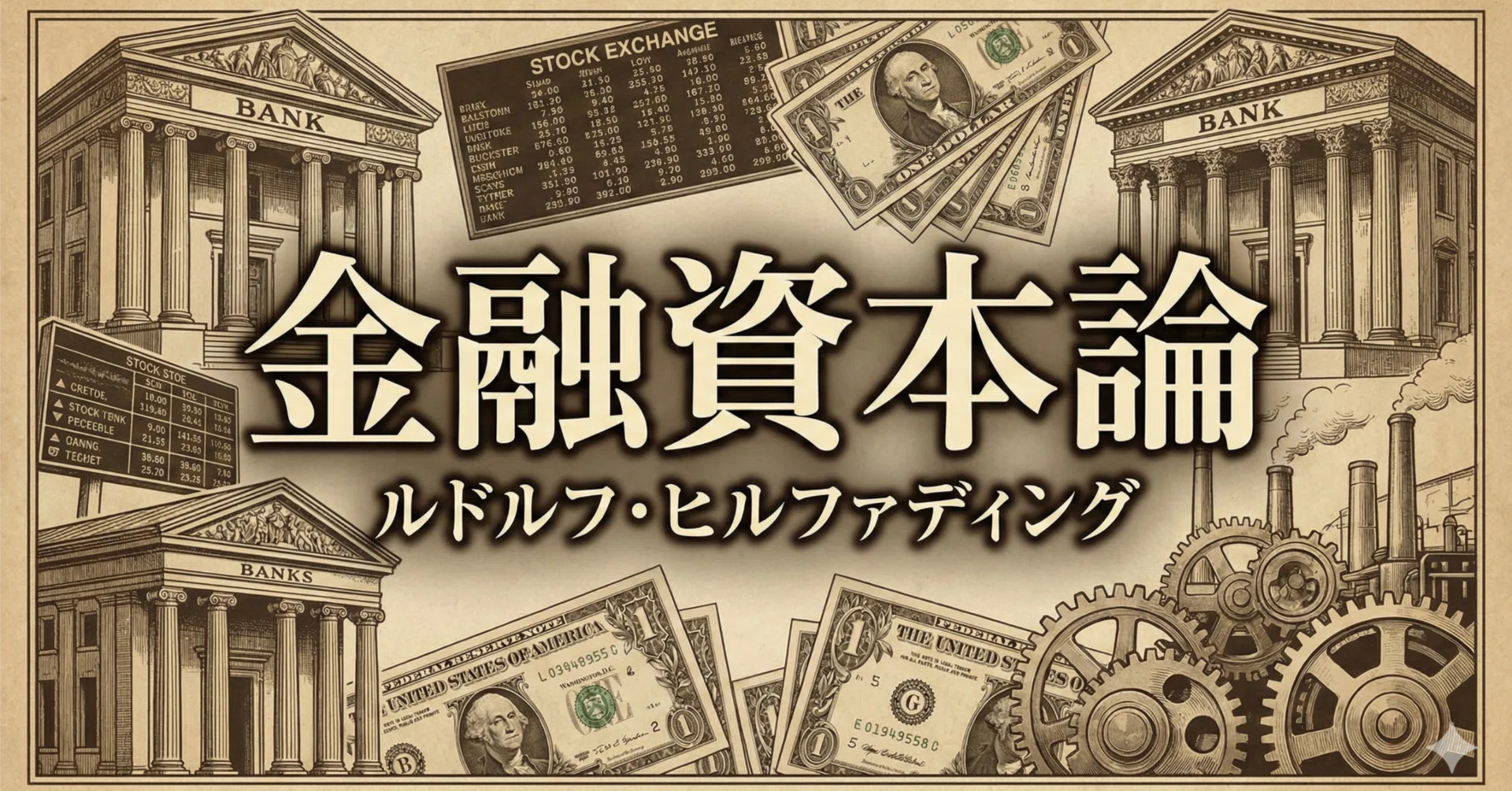 ルドルフ・ヒルファディング『金融資本論』（1910年）｜荒川大学