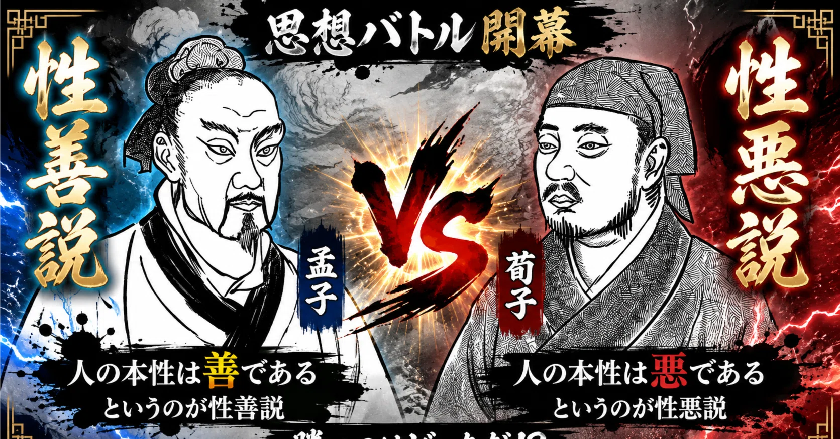 誤解されがちな「性善説」と「性悪説」｜代筆屋 やまだ