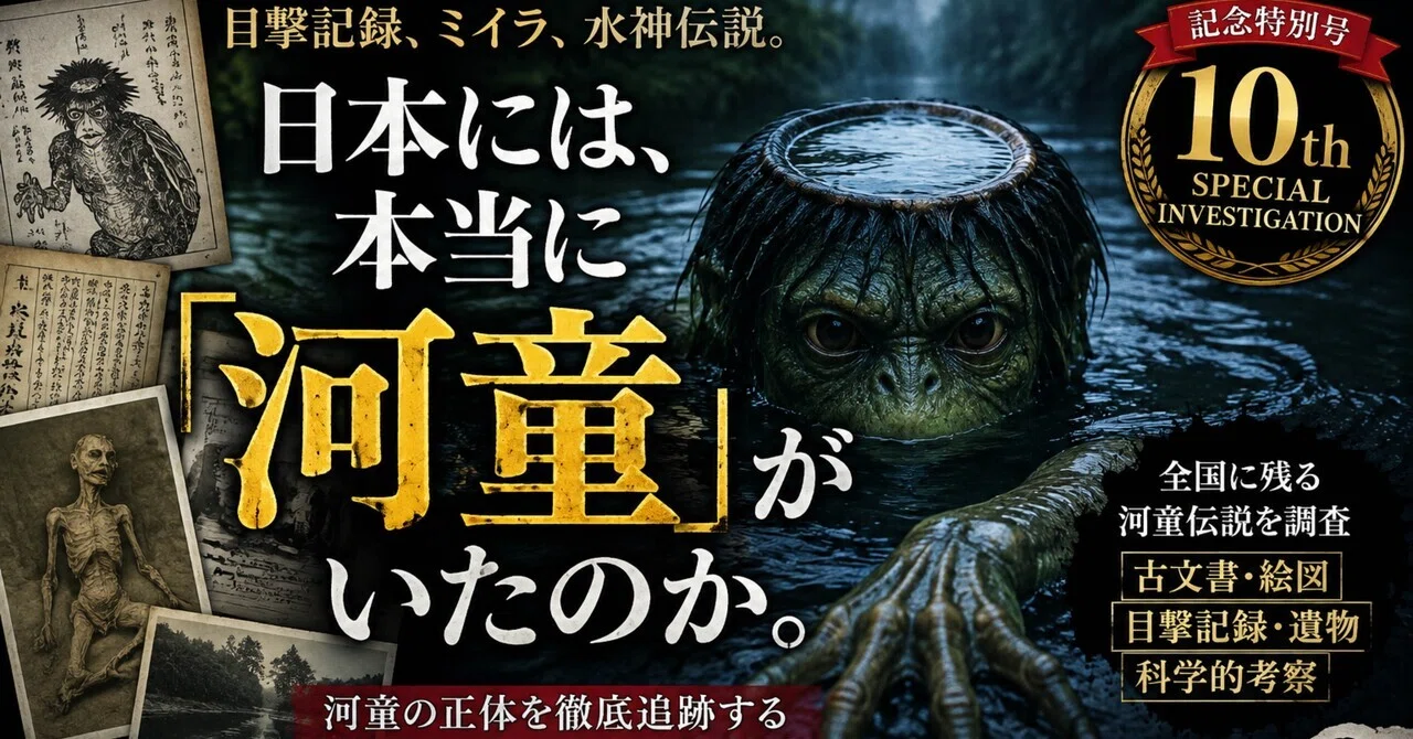 日本には、本当に「河童」がいたのか。──目撃記録、ミイラ、水神伝説