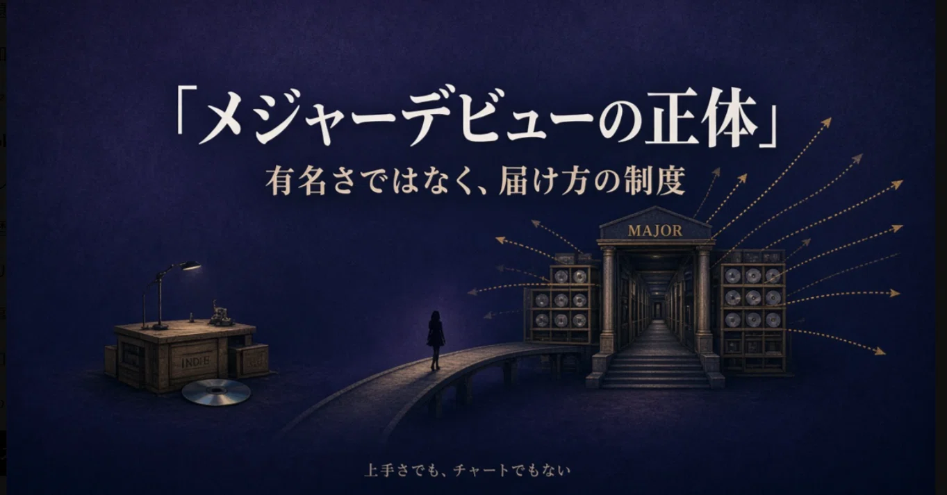 メジャー デビュー と は