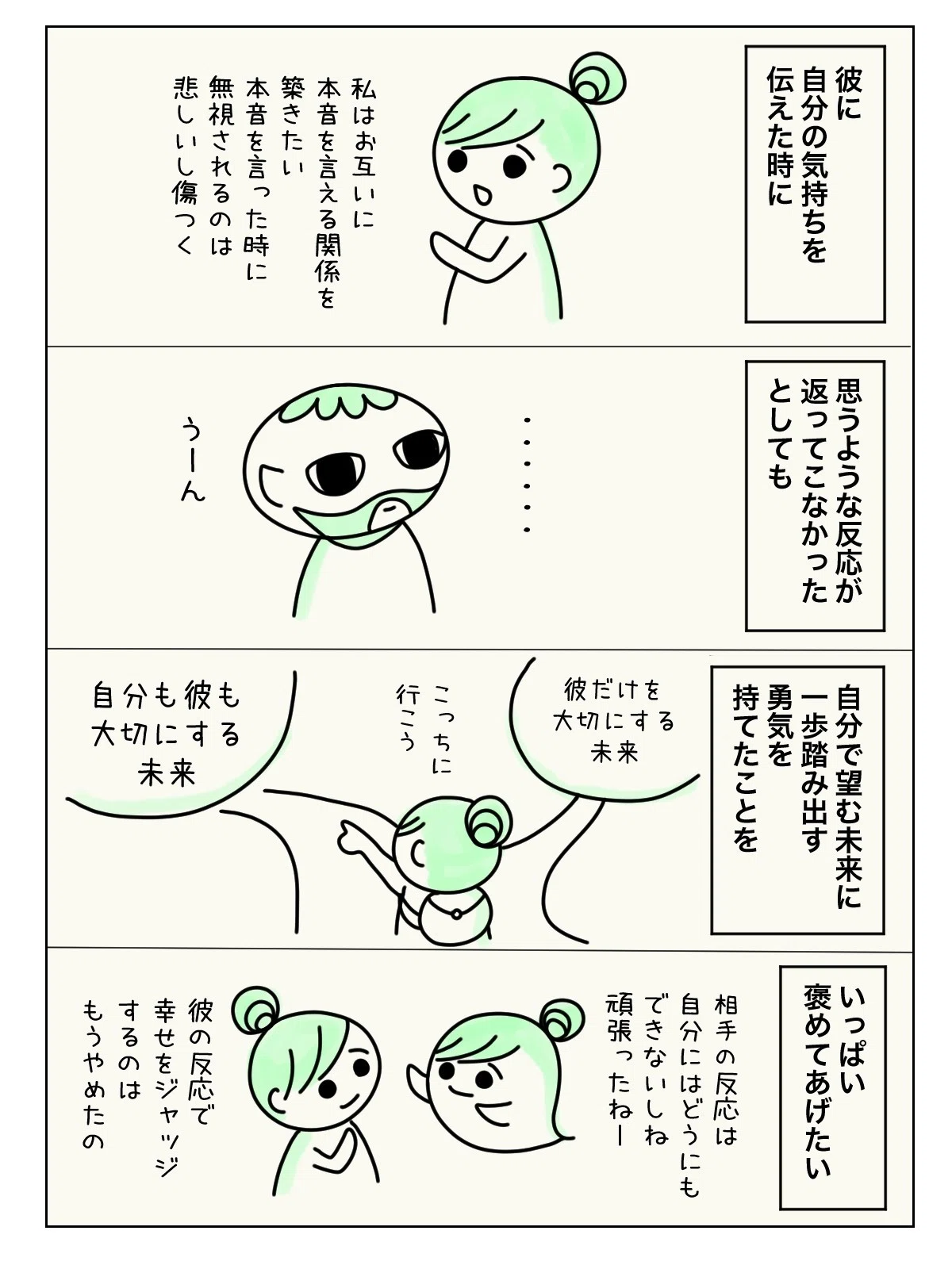 相手の反応で 幸せをジャッジするのは もう卒業だ ツインレイ ツインソウル 自分軸 坂口トマリ 漫画家 カウンセラー セラピスト Note