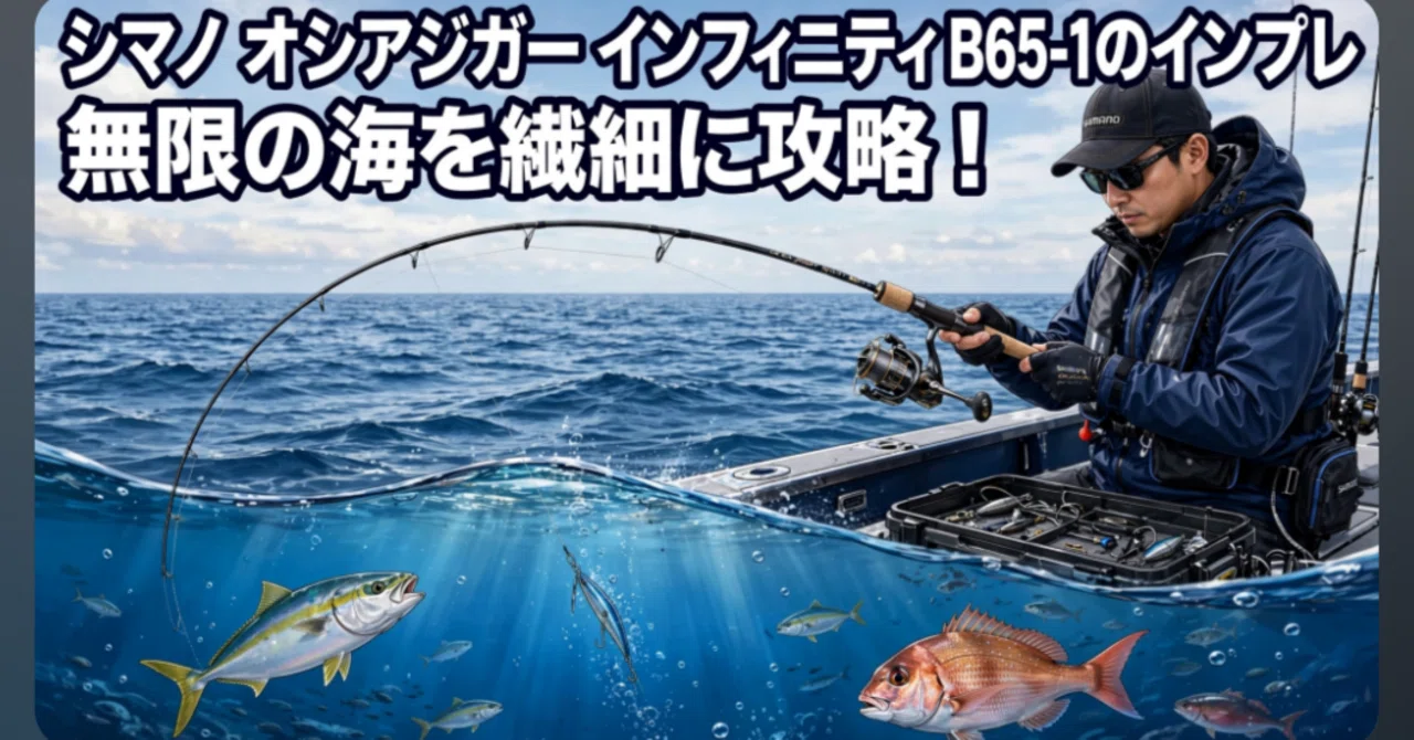 シマノ オシアジガー インフィニティ B65-1のインプレ：無限の海を繊細