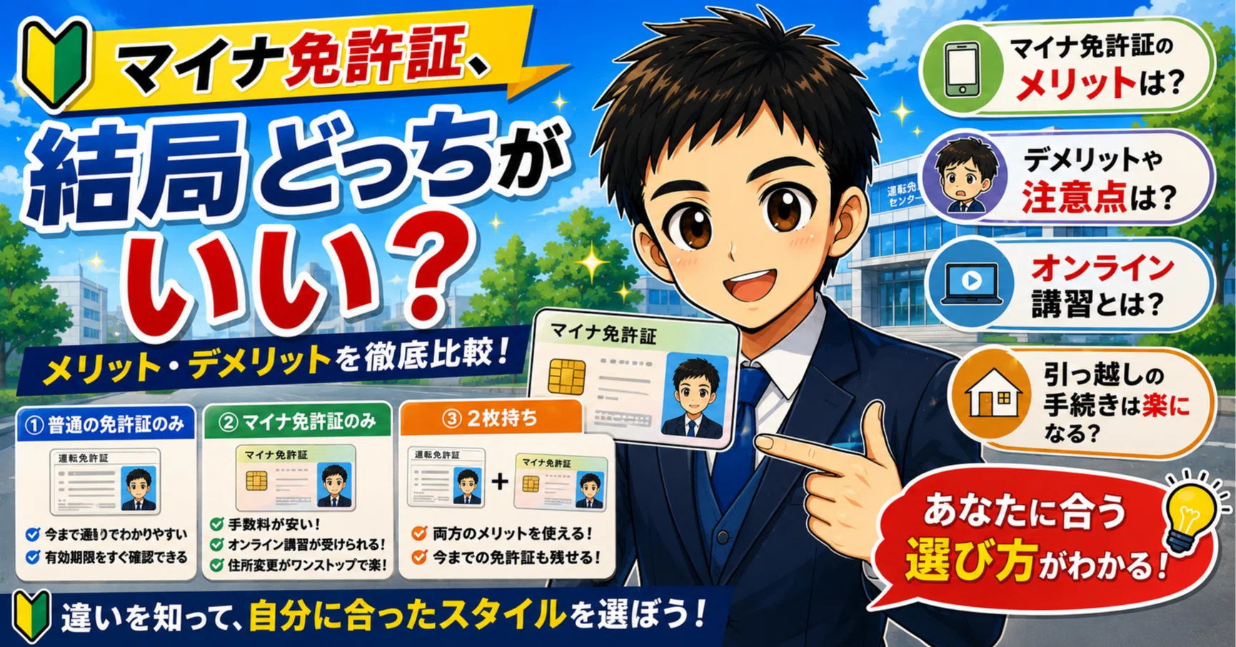 違反 者 講習 どっち が 楽