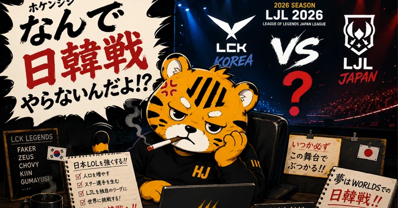 lol-死ぬ前に日韓戦が見たい😵日本のプロリーグについて