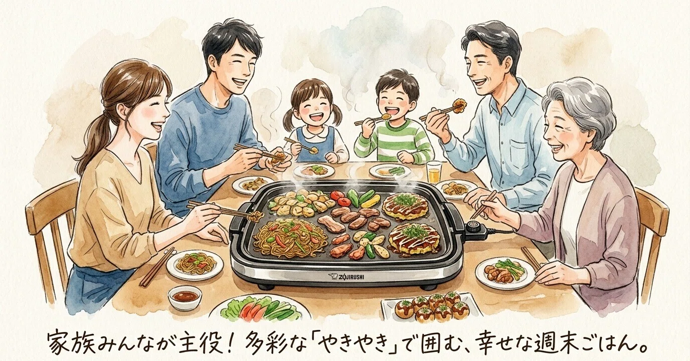 2026年最新】家族の「今日なに食べる？」を解決！象印ホットプレート