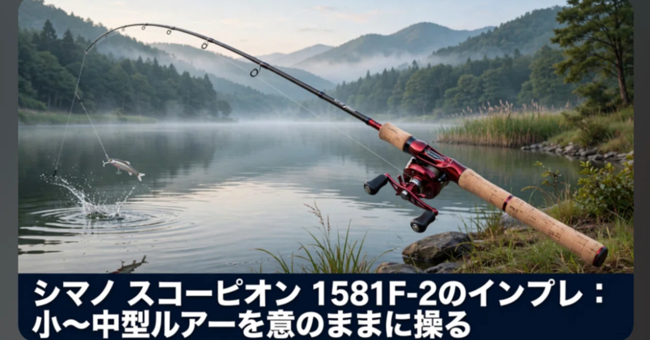 Shimano Scorpion 1581F-2 Review: Controlling Small to Medium Lures