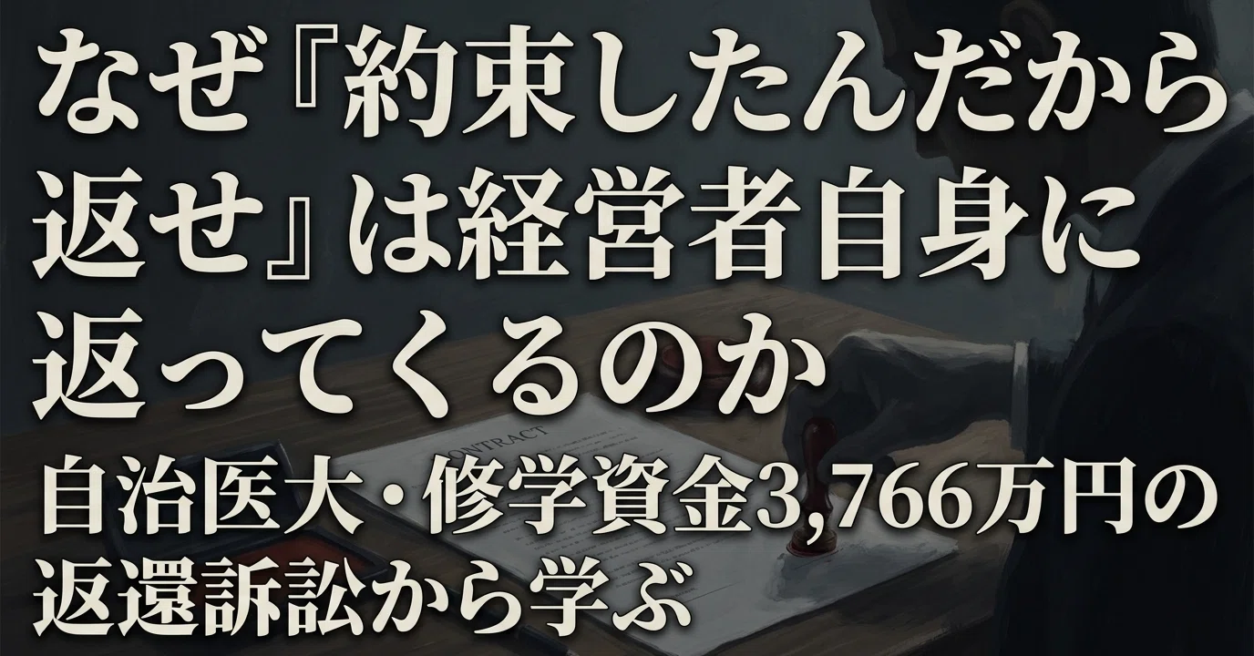 自治医大の修学資金制度