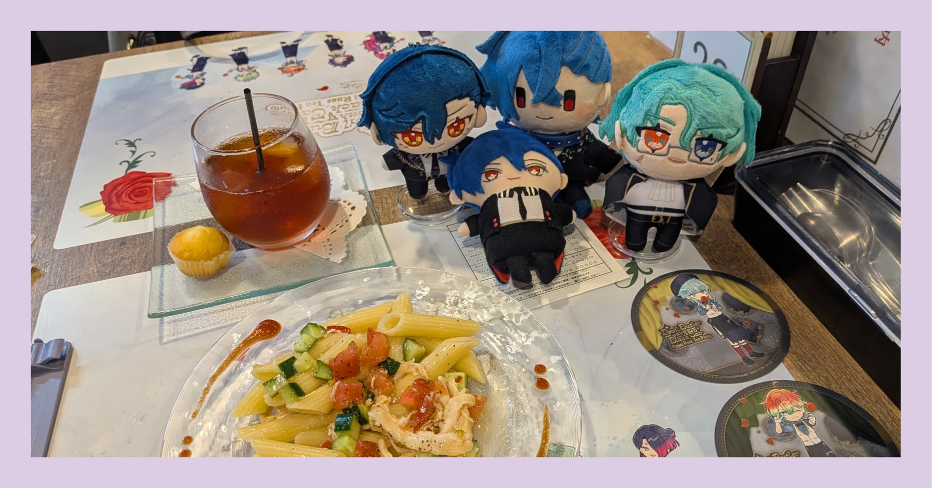 あくねこコラボカフェに行きました【ぬい活】｜くろまる｜ぬい活と裁縫