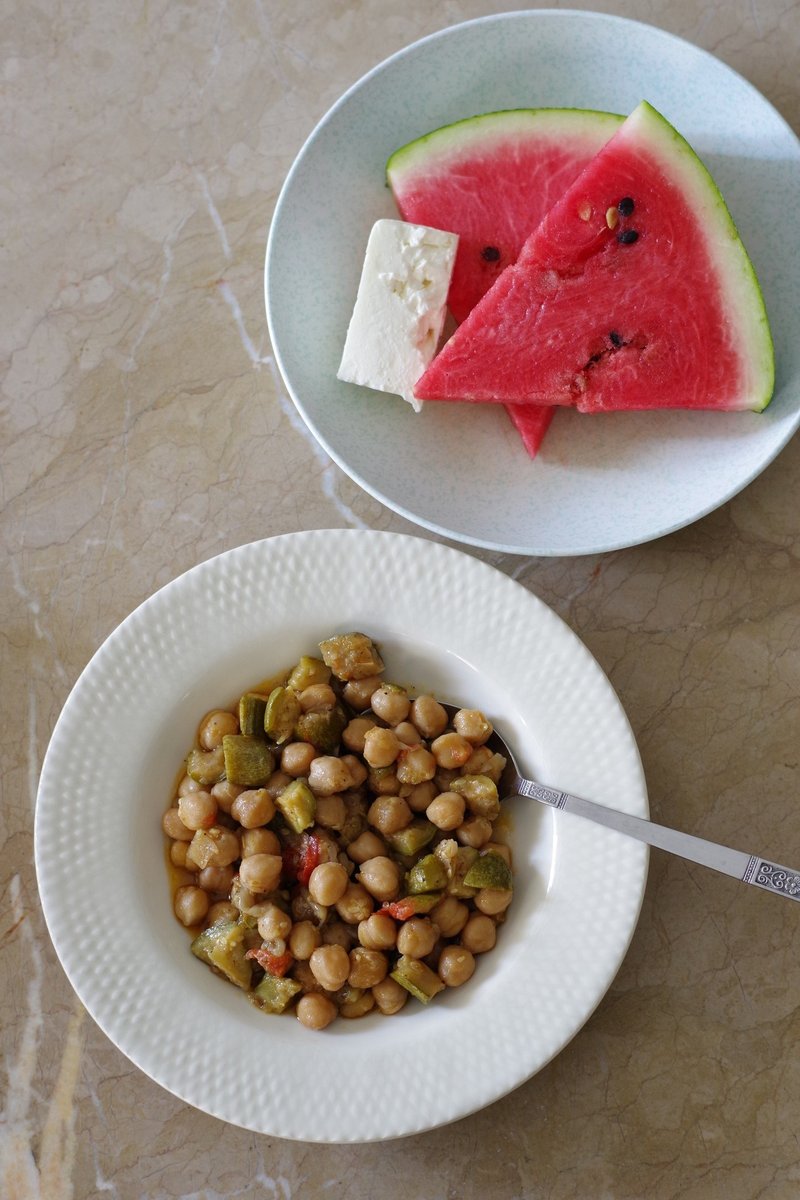 スイカとフェタチーズのサラダ アナグノストゥ直子 ギリシャのごはん Note