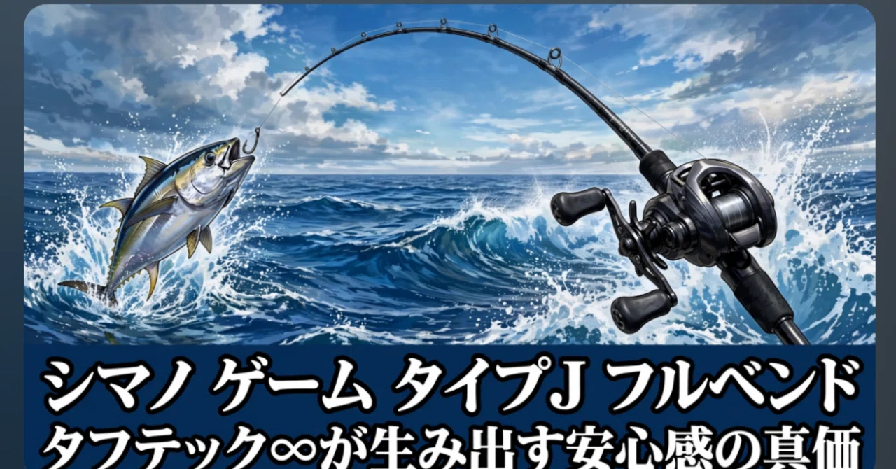 GAME Type J フルベンド B60-2 ゲームタイプJ シマノ ゲーム タイプJ フルベンド B60-2のインプレ：タフテック∞が