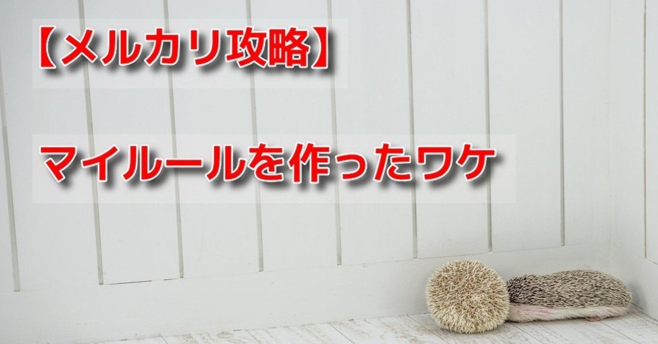 メルカリ初心者向け マイルールを作ったワケ 笹木カズキ Kazu フリマでラクに稼がせるサーファー Note