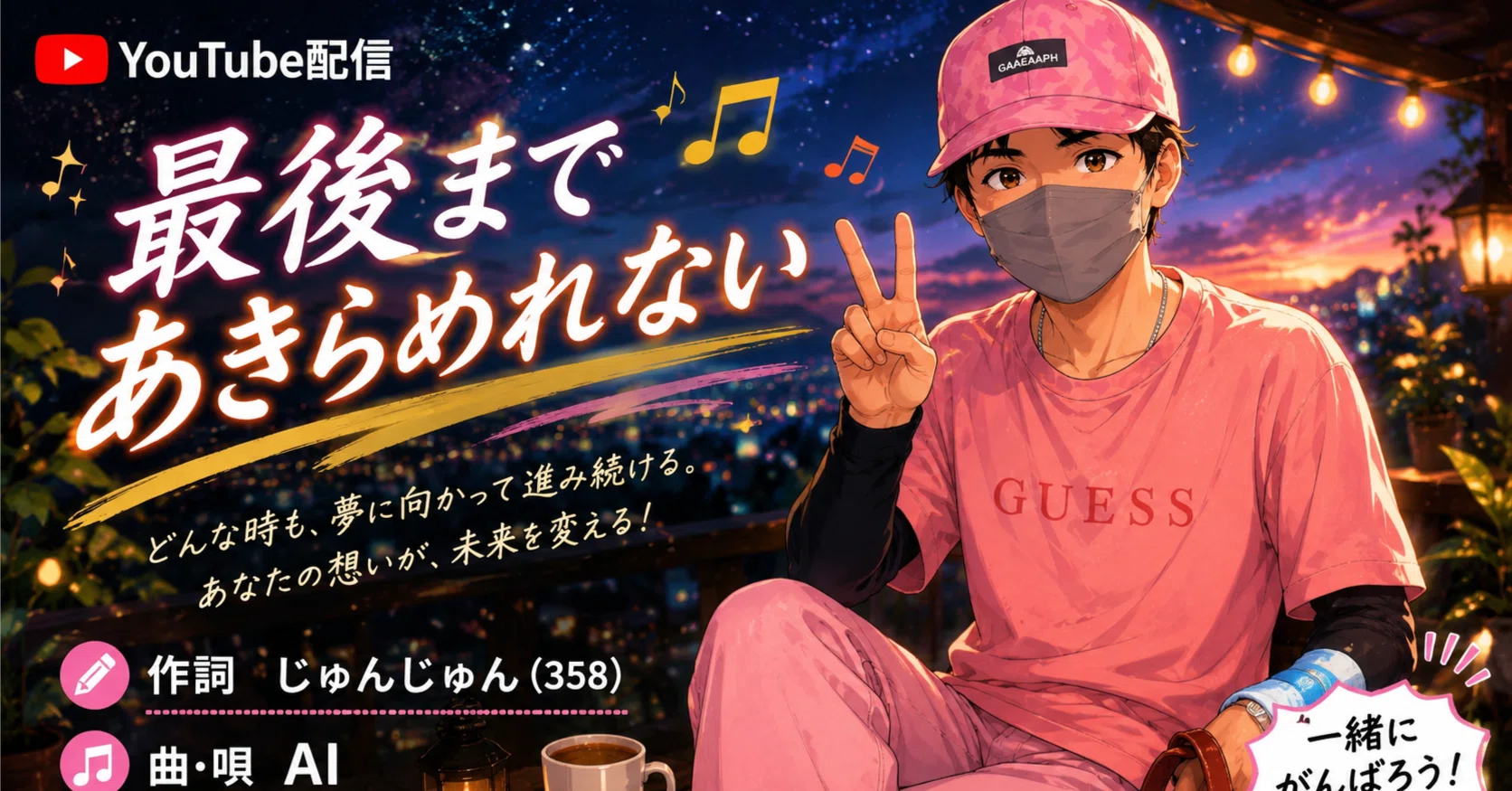 作詞家じゅんじゅん(358) 第49弾】【YouTube配信】【最後まであきらめ