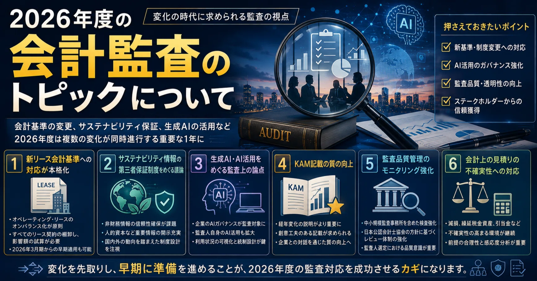 2026年度の会計監査のトピックについて｜SOC報告書ラボ