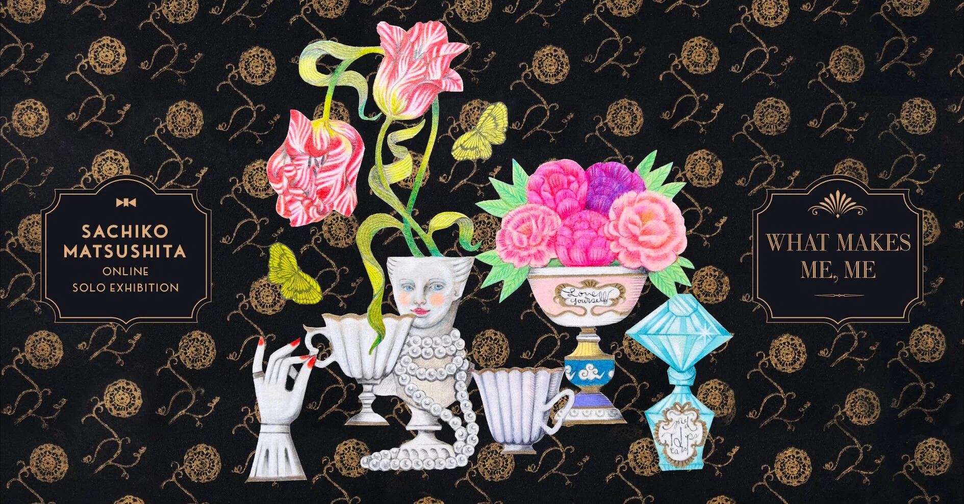 松下さちこ個展｜What makes me, meの月別一覧｜｜SCRIPTORIUM｜菫色の
