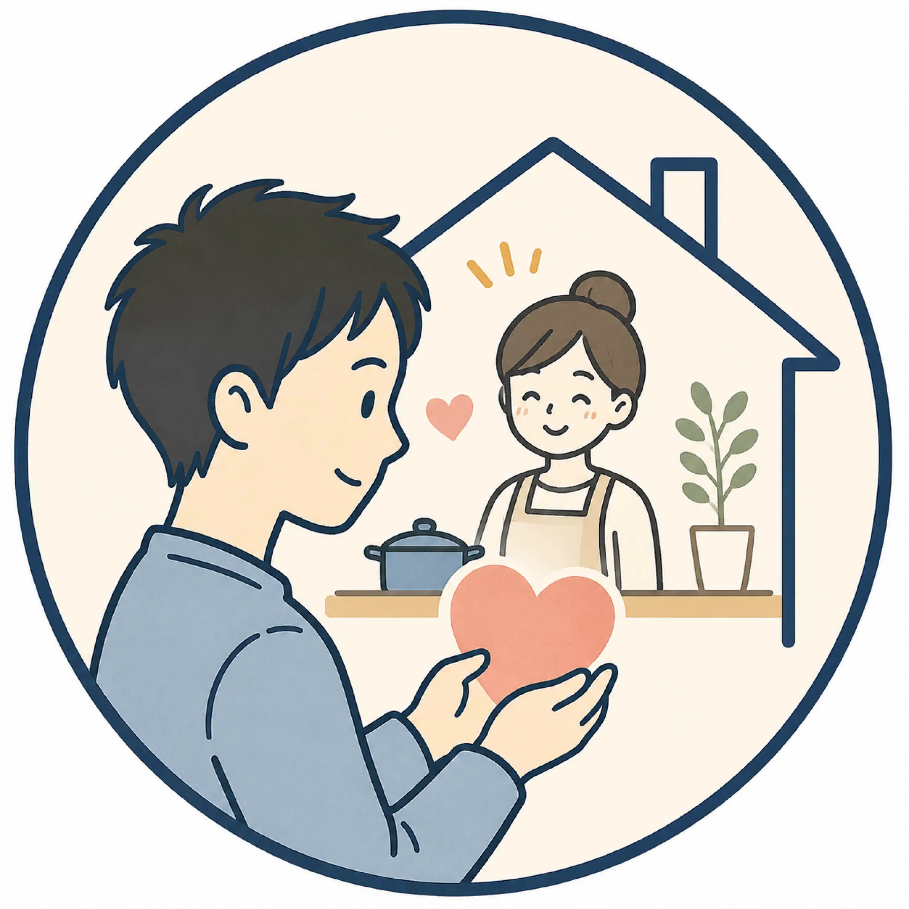 妻を楽にしたい夫