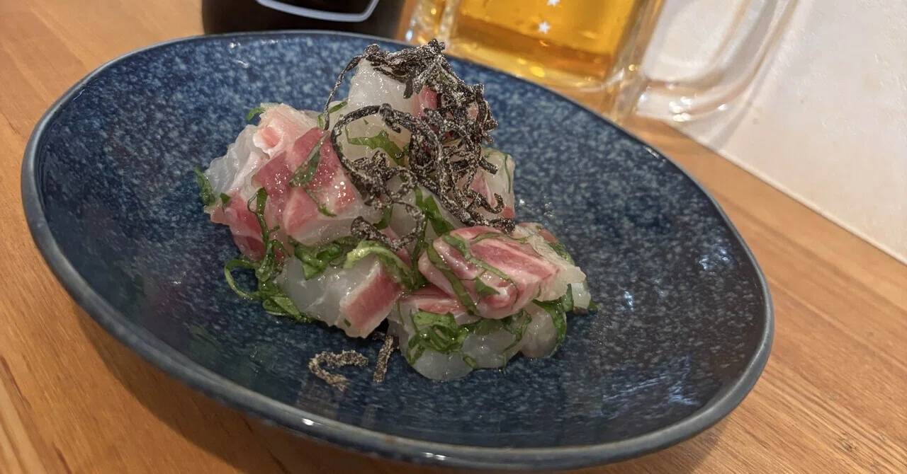 Sashimi doesn't have to be just soy sauce. | Sea Bream Chunks Tossed ...