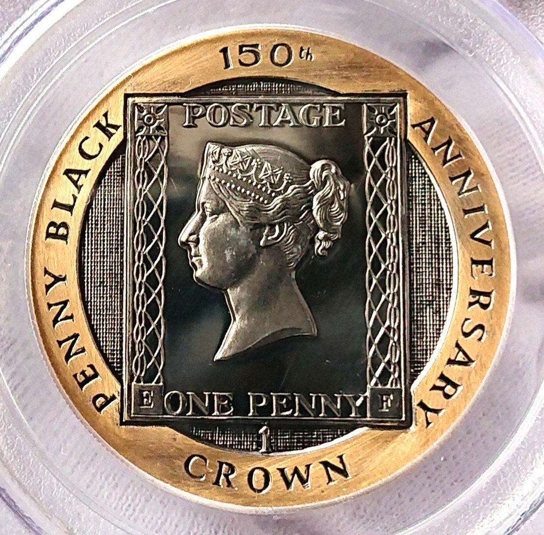 コイン情報】1990 イギリス領マン島 ペニーブラック 金貨 ハイレリーフ｜ウナのらいおん@アンティークコイン