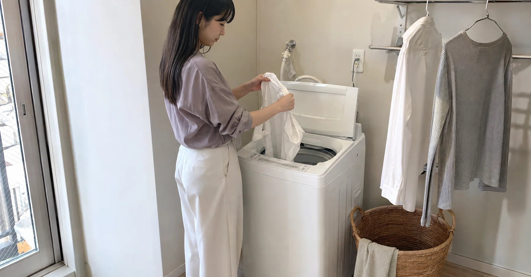 東芝7kg全自動洗濯機AW-700Z2で部屋干しを軽やかに｜キツネ｜コラム