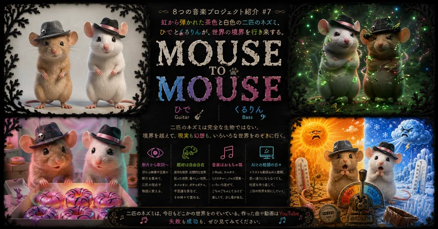 8 Music Projects #7 | MOUSE TO MOUSE — Two creatures cast out from the ...