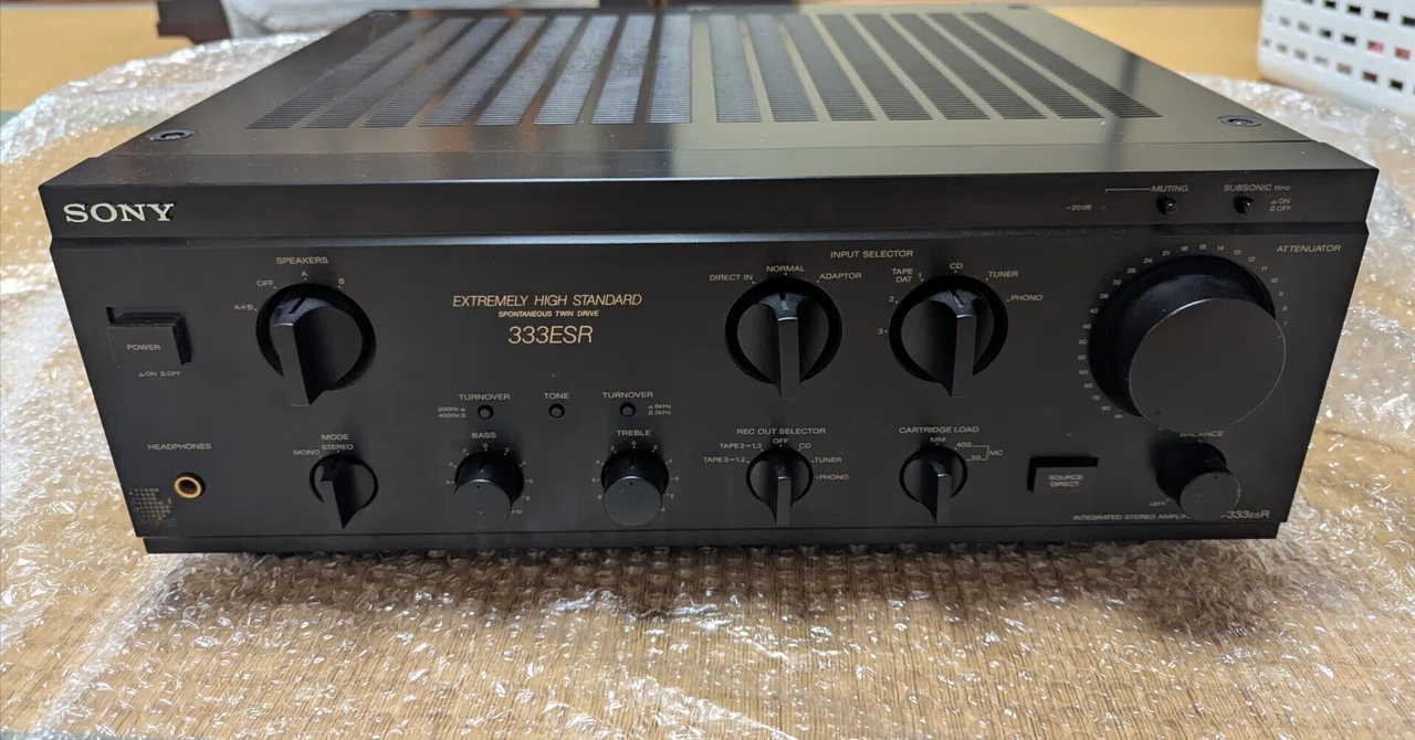ソニー TA-F333ES ジャンク品 SONY TA-F333ESR ジャンク3台から完動品2台への修理メモ｜ak-audio3