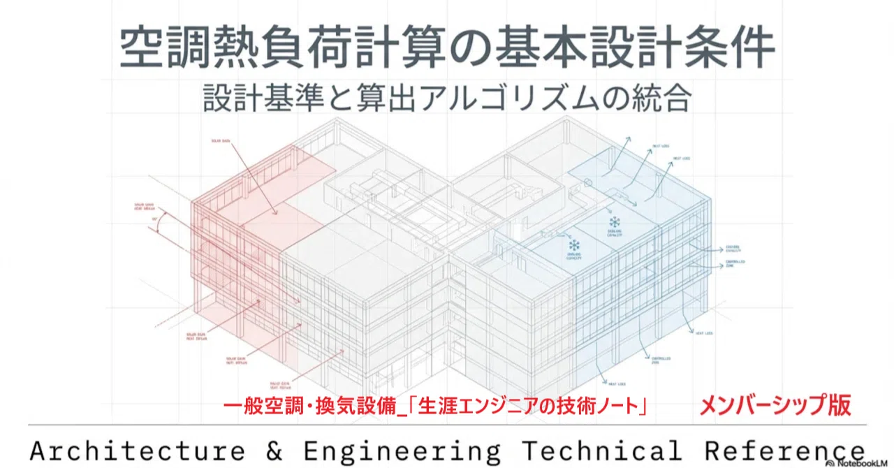 For Membership》：空調熱負荷計算における基本設計条件と算出
