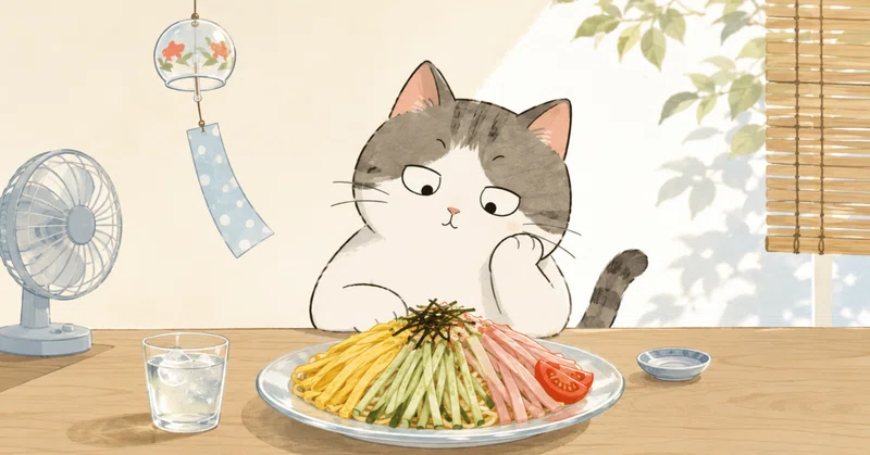 冷やし中華はめんどくさい、のか?