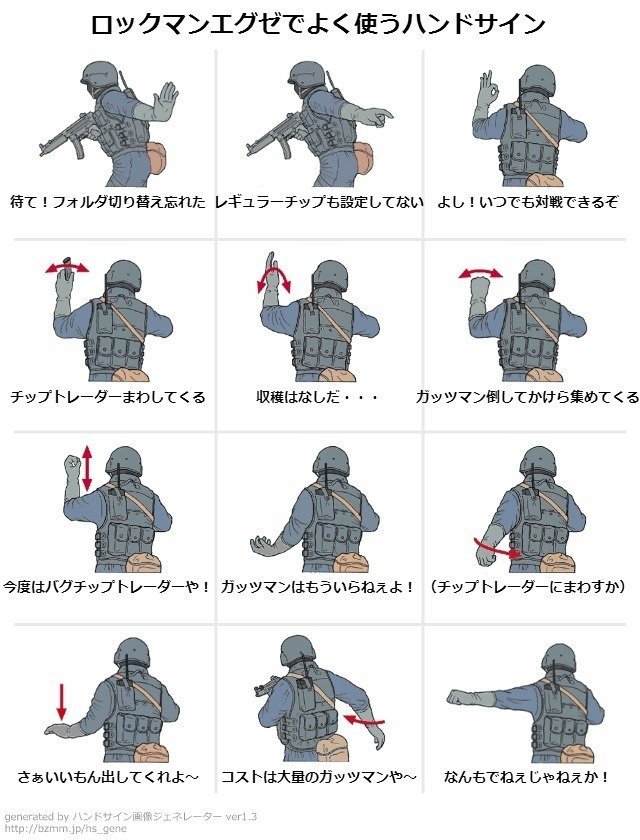 3人で適当に作ったハンドサイン｜Takeshi Otani