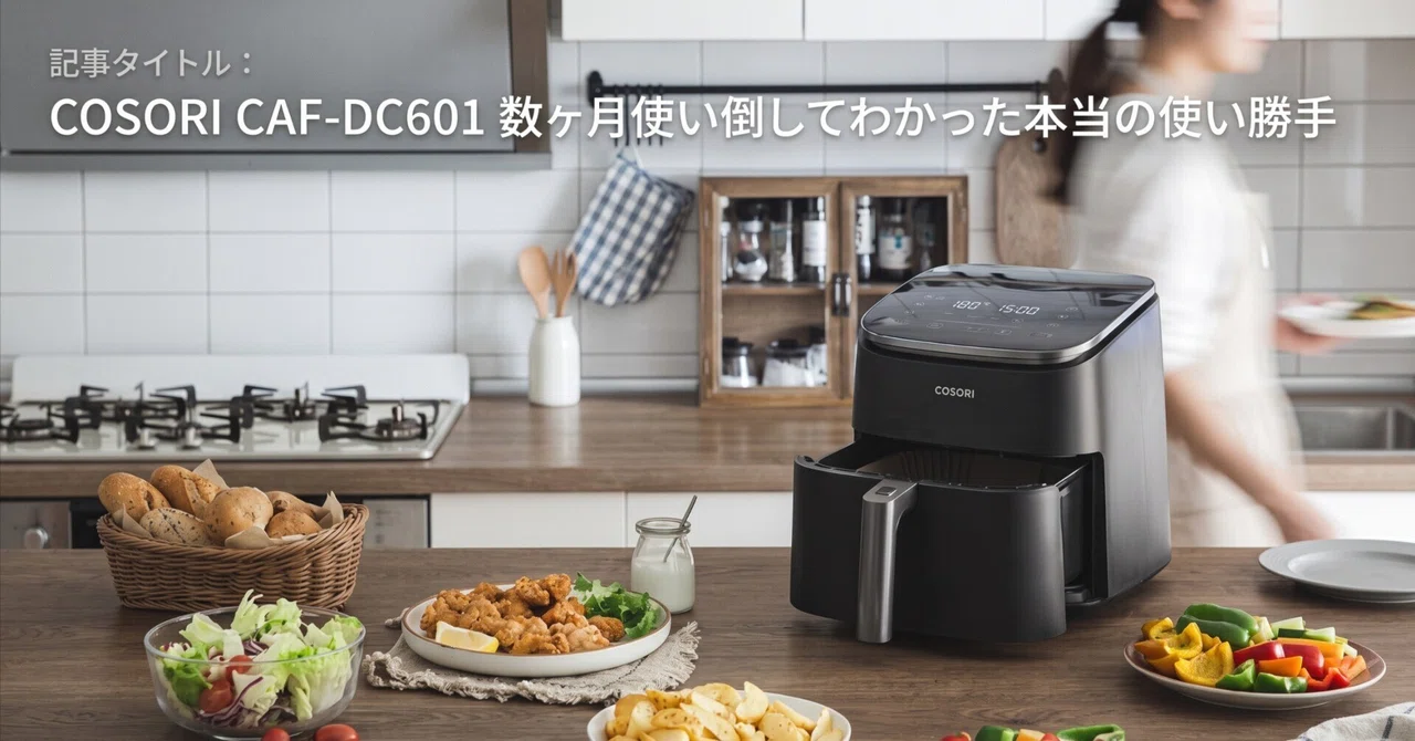 COSORI CAF-DC601 数ヶ月使い倒してわかった本当の使い勝手 ｜フル
