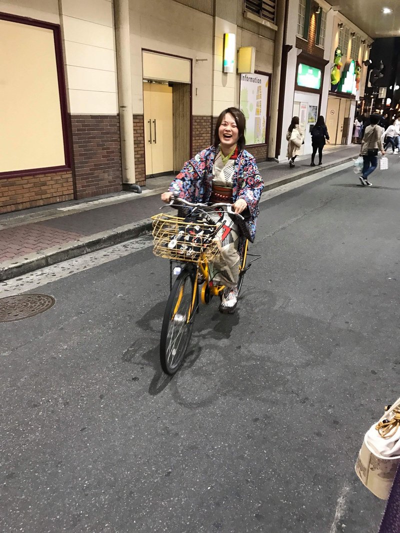 着物で自転車に乗る方法 Kiru Kiru Note