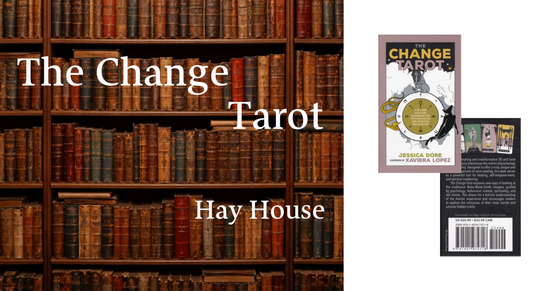 レビュー | タロット043 | The Change Tarot | Hay House｜ぽつりふわり