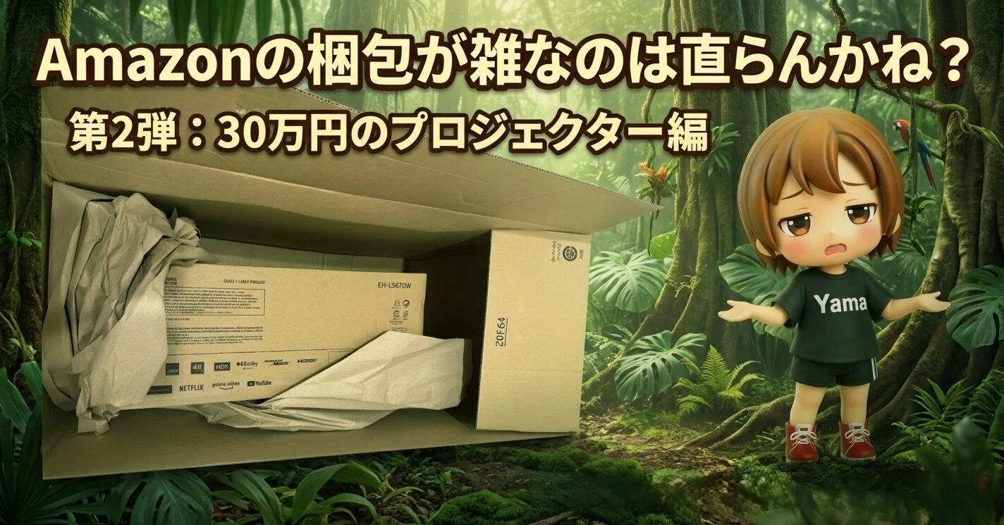 同梱小さな暮らしで軽やかに生きる : ものを減らして、必要なものだけに : た… Amazonの梱包が雑なのは直らんかね？ 第2弾：30万円のプロジェクター編