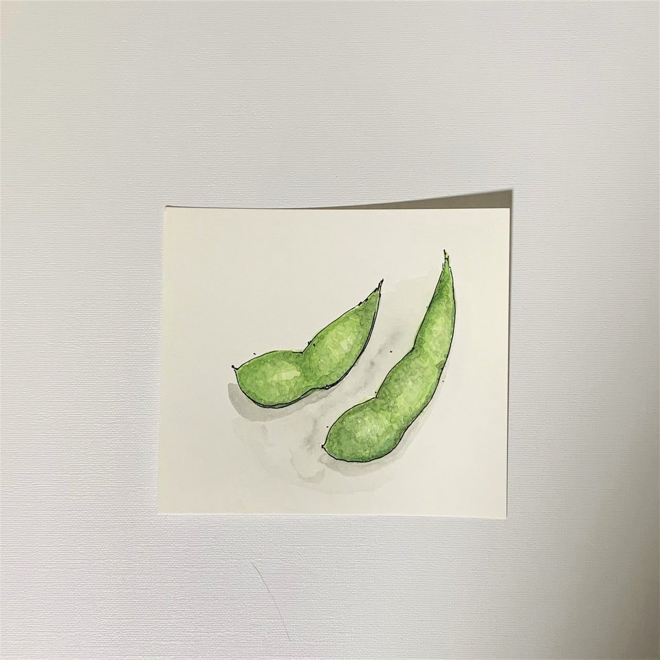 枝豆はどう描いたらいいの 後編 色をつける Chokottto美術部 Note