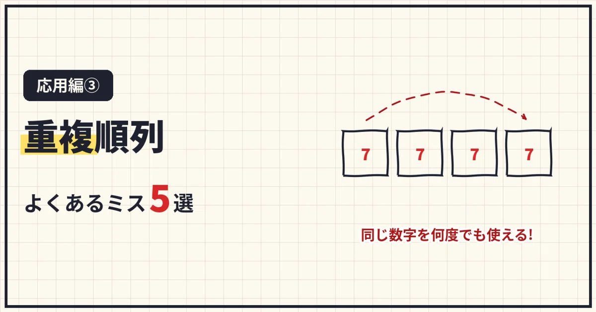 [Applied Level 3] 5 Common Mistakes in 'Permutations' Explained with ...